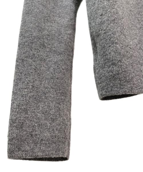 CLANE（クラネ）CLANE (クラネ) 2WAY FRILL V NECK KNIT TOPS グレー サイズ:1の古着・服飾アイテム