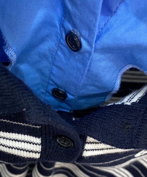 eimy istoire（エイミーイストワール）eimy istoire (エイミーイストワール) シャツレイヤードニット ネイビー サイズ:Fの古着・服飾アイテム