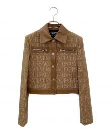 VERSACE（ヴェルサーチェ）の古着「Versace Allover ジャケット」｜ブラウン