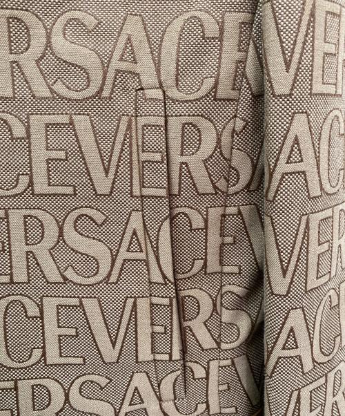 VERSACE（ヴェルサーチェ）VERSACE (ヴェルサーチェ) Versace Allover ジャケット ブラウン サイズ:36の古着・服飾アイテム