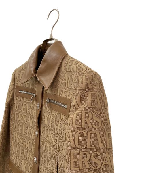 VERSACE（ヴェルサーチェ）VERSACE (ヴェルサーチェ) Versace Allover ジャケット ブラウン サイズ:36の古着・服飾アイテム