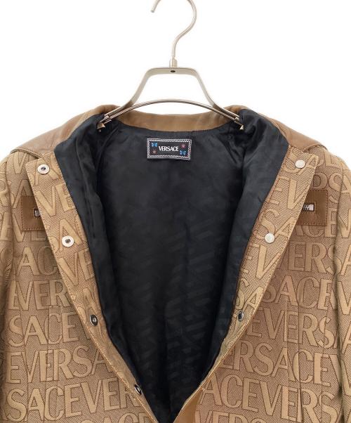 VERSACE（ヴェルサーチェ）VERSACE (ヴェルサーチェ) Versace Allover ジャケット ブラウン サイズ:36の古着・服飾アイテム