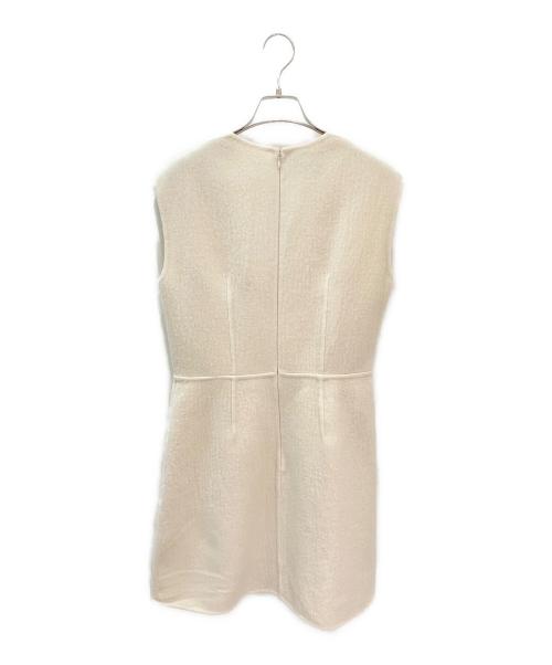 PRADA（プラダ）PRADA (プラダ) ノースリーブワンピース アイボリー サイズ:40Sの古着・服飾アイテム