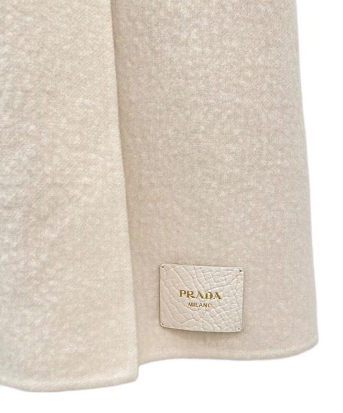 PRADA（プラダ）PRADA (プラダ) ノースリーブワンピース アイボリー サイズ:40Sの古着・服飾アイテム