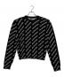 BALENCIAGA（バレンシアガ）の古着「WMNS Mini Allover Logo Sweater」｜ブラック
