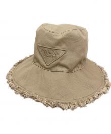 PRADA（プラダ）の古着「Drill hat」｜ベージュ