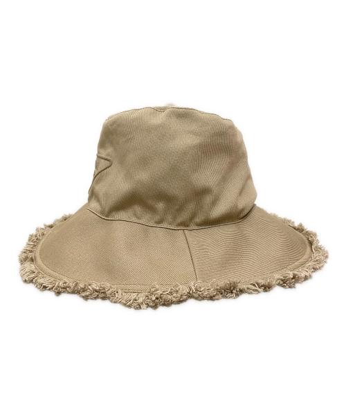 PRADA（プラダ）PRADA (プラダ) Drill hat ベージュ サイズ:Mの古着・服飾アイテム