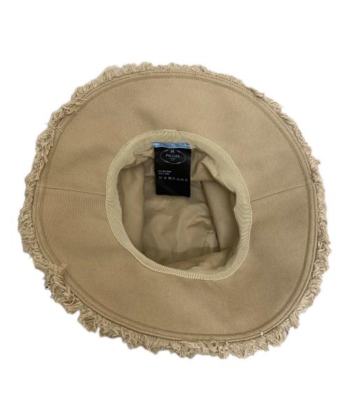 PRADA（プラダ）PRADA (プラダ) Drill hat ベージュ サイズ:Mの古着・服飾アイテム