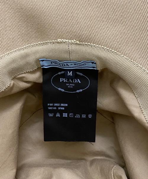 PRADA（プラダ）PRADA (プラダ) Drill hat ベージュ サイズ:Mの古着・服飾アイテム