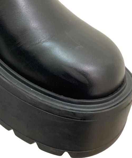 VALENTINO（ヴァレンティノ）VALENTINO (ヴァレンティノ) スタッズブーツ ブラック サイズ:35 1/2の古着・服飾アイテム