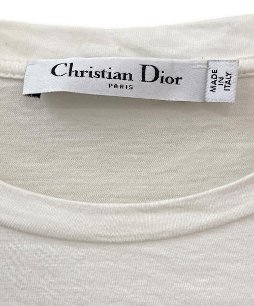 Christian Dior（クリスチャン ディオール）Christian Dior (クリスチャン ディオール) 半袖カットソー ホワイト サイズ:Mの古着・服飾アイテム