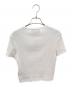 FENDI (フェンディ) リブTシャツ ホワイト サイズ:XS：18000円
