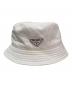 PRADA (プラダ) バケットハット ホワイト サイズ:M：30000円
