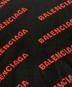 中古・古着 BALENCIAGA (バレンシアガ) ウール ジャガードロゴ ロングスリーブ ニット セーター ネイビー サイズ:M：30000円