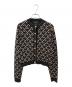 VERSACE（ヴェルサーチェ）の古着「総柄カーディガン」｜ブラック
