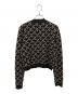 VERSACE (ヴェルサーチェ) 総柄カーディガン ブラック サイズ:38：25000円