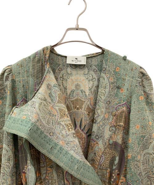 ETRO（エトロ）ETRO (エトロ) ワンピース グリーン サイズ:40の古着・服飾アイテム