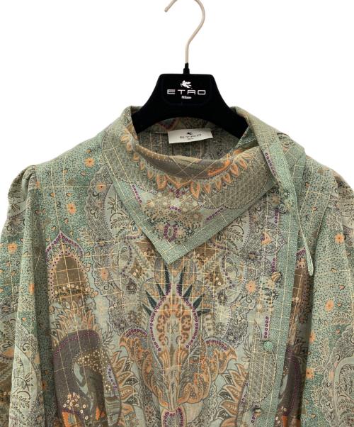 ETRO（エトロ）ETRO (エトロ) ワンピース グリーン サイズ:40の古着・服飾アイテム