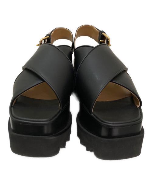 STELLA McCARTNEY（ステラマッカートニー）STELLA McCARTNEY (ステラマッカートニー) エリス プラットフォームサンダル ブラック サイズ:35 1/2の古着・服飾アイテム