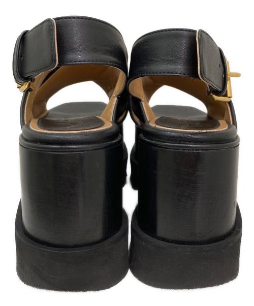 STELLA McCARTNEY（ステラマッカートニー）STELLA McCARTNEY (ステラマッカートニー) エリス プラットフォームサンダル ブラック サイズ:35 1/2の古着・服飾アイテム