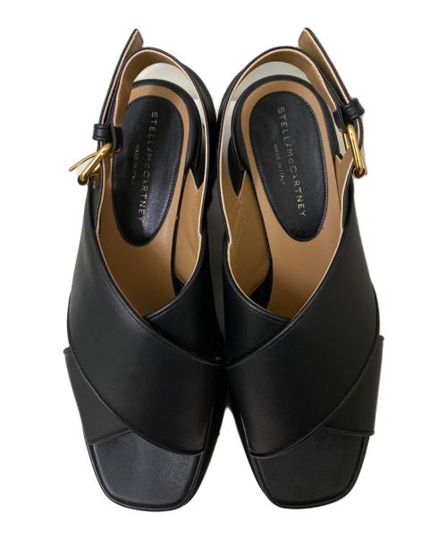 STELLA McCARTNEY（ステラマッカートニー）STELLA McCARTNEY (ステラマッカートニー) エリス プラットフォームサンダル ブラック サイズ:35 1/2の古着・服飾アイテム
