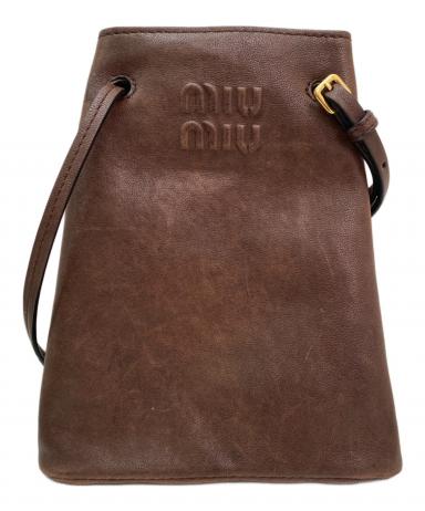 中古・古着通販】MIU MIU (ミュウミュウ) ナッパレザー ミニバッグ