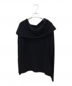 EVERYDAY I LIKE.エヴリデイ アイ ライク）の古着「Fluffy Off Shoulder Knit」｜ブラック