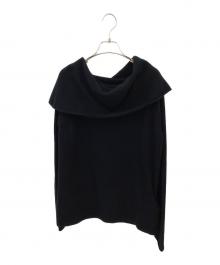 EVERYDAY I LIKE.（エヴリデイ アイ ライク）の古着「Fluffy Off Shoulder Knit」｜ブラック