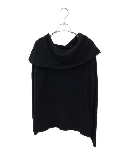 EVERYDAY I LIKE.（エヴリデイ アイ ライク）EVERYDAY I LIKE. (エヴリデイ アイ ライク) Fluffy Off Shoulder Knit ブラック サイズ:Ｆの古着・服飾アイテム