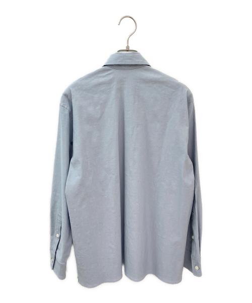 MUSE de Deuxieme Classe（ミューズ ドゥーズィエム クラス）MUSE de Deuxieme Classe (ミューズ ドゥーズィエム クラス) STRETCH TWILL CACHE シャツ スカイブルー サイズ:Fの古着・服飾アイテム