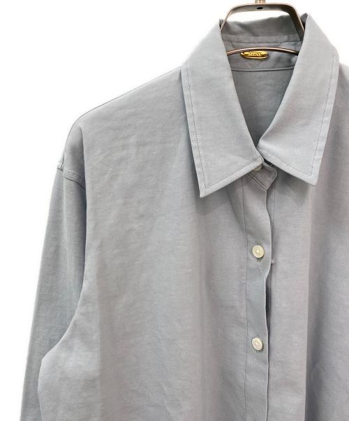MUSE de Deuxieme Classe（ミューズ ドゥーズィエム クラス）MUSE de Deuxieme Classe (ミューズ ドゥーズィエム クラス) STRETCH TWILL CACHE シャツ スカイブルー サイズ:Fの古着・服飾アイテム