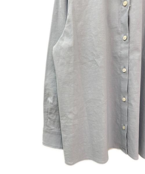 MUSE de Deuxieme Classe（ミューズ ドゥーズィエム クラス）MUSE de Deuxieme Classe (ミューズ ドゥーズィエム クラス) STRETCH TWILL CACHE シャツ スカイブルー サイズ:Fの古着・服飾アイテム
