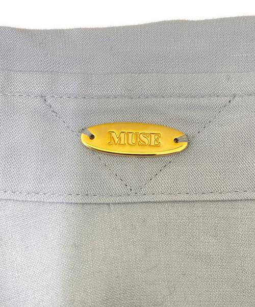 MUSE de Deuxieme Classe（ミューズ ドゥーズィエム クラス）MUSE de Deuxieme Classe (ミューズ ドゥーズィエム クラス) STRETCH TWILL CACHE シャツ スカイブルー サイズ:Fの古着・服飾アイテム