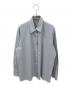 MUSE de Deuxieme Classe（ミューズ ドゥーズィエム クラス）の古着「STRETCH TWILL CACHE シャツ」｜スカイブルー