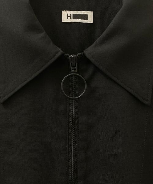 H BEAUTY&YOUTH UNITED ARROWS（エイチ ビューティアンドユース ユナイテッドアローズ）H BEAUTY&YOUTH UNITED ARROWS (エイチ ビューティアンドユース ユナイテッドアローズ) ハーフジップシャツ ブラック サイズ:Mの古着・服飾アイテム