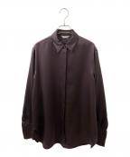 (im)perf.インパーフ）の古着「Vintagesatinshirt」｜ブラウン