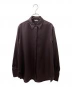 (im)perf.インパーフ）の古着「Vintagesatinshirt」｜ブラウン