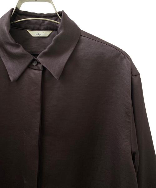 (im)perf.（インパーフ）(im)perf. (インパーフ) Vintagesatinshirt ブラウン サイズ:Freeの古着・服飾アイテム