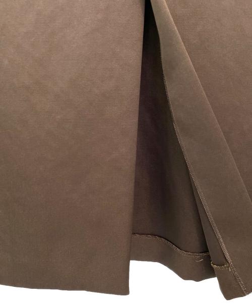 (im)perf.（インパーフ）(im)perf. (インパーフ) Double Satin Long Skirt ブラウン サイズ:36の古着・服飾アイテム