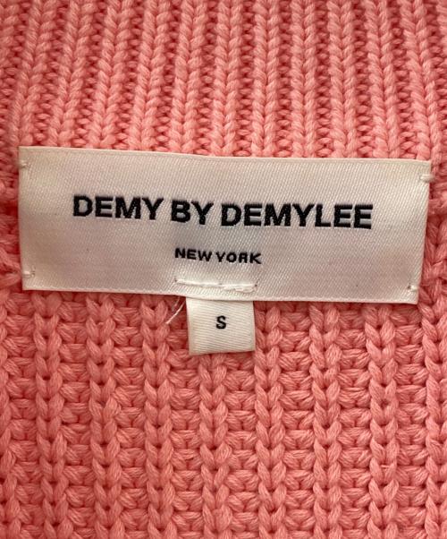 DEMY BY DEMYLEE（デミー バイ デミリー）DEMY BY DEMYLEE (デミー バイ デミリー) ニットカーディガン ピンク サイズ:Sの古着・服飾アイテム