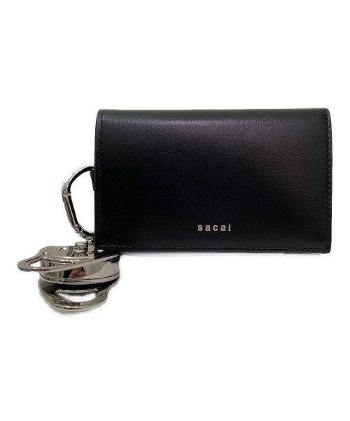 sacai（サカイ）sacai (サカイ) Carabiner Trifold Wallet ブラックの古着・服飾アイテム
