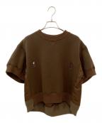 sacaiサカイ）の古着「Sponge Sweat Pullover」｜ブラウン
