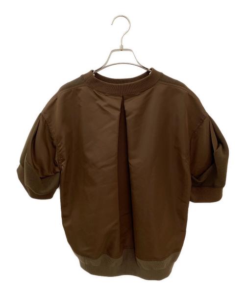 sacai（サカイ）sacai (サカイ) Sponge Sweat Pullover ブラウン サイズ:1の古着・服飾アイテム