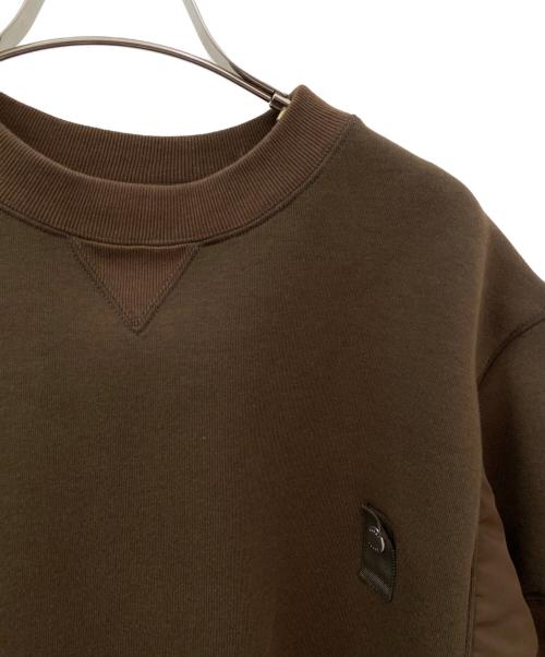 sacai（サカイ）sacai (サカイ) Sponge Sweat Pullover ブラウン サイズ:1の古着・服飾アイテム