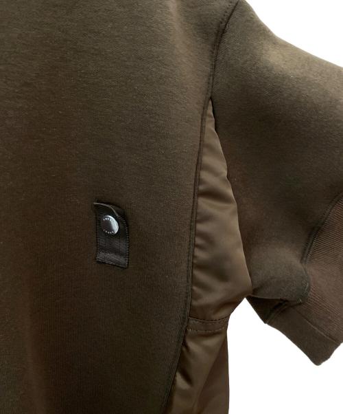 sacai（サカイ）sacai (サカイ) Sponge Sweat Pullover ブラウン サイズ:1の古着・服飾アイテム