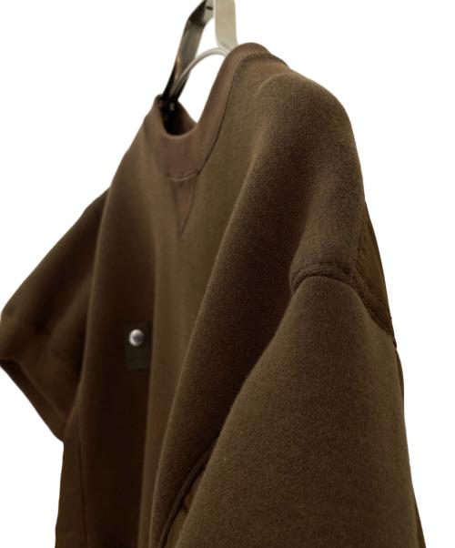 sacai（サカイ）sacai (サカイ) Sponge Sweat Pullover ブラウン サイズ:1の古着・服飾アイテム