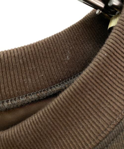 sacai（サカイ）sacai (サカイ) Sponge Sweat Pullover ブラウン サイズ:1の古着・服飾アイテム