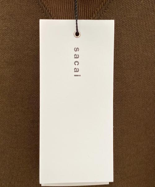 sacai（サカイ）sacai (サカイ) Sponge Sweat Pullover ブラウン サイズ:1の古着・服飾アイテム