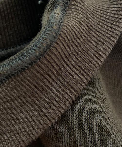 sacai（サカイ）sacai (サカイ) Sponge Sweat Pullover ブラウン サイズ:1の古着・服飾アイテム