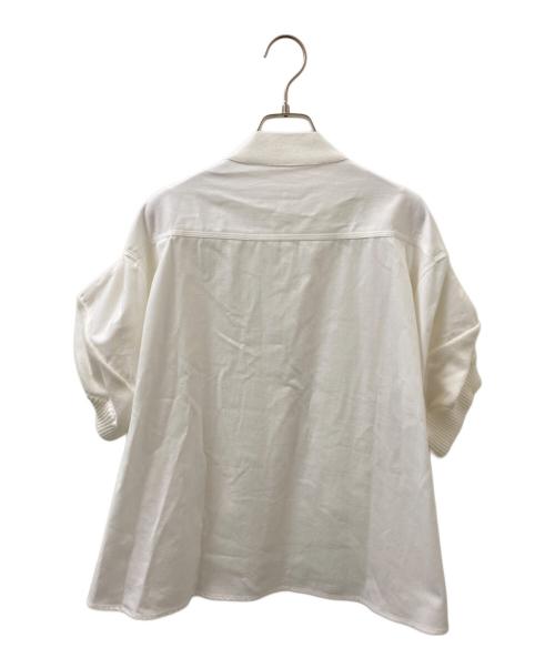 sacai（サカイ）sacai (サカイ) Denim x Knit Cardigan ホワイト サイズ:1の古着・服飾アイテム